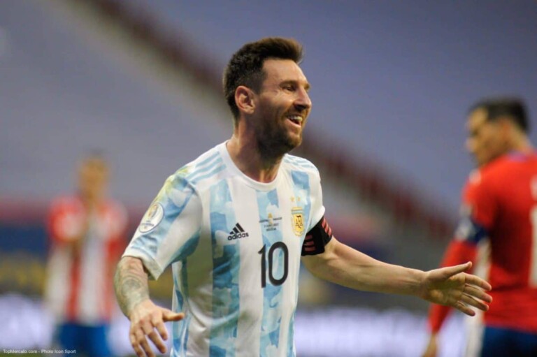 Lionel Messi, capitaine de l'Argentine