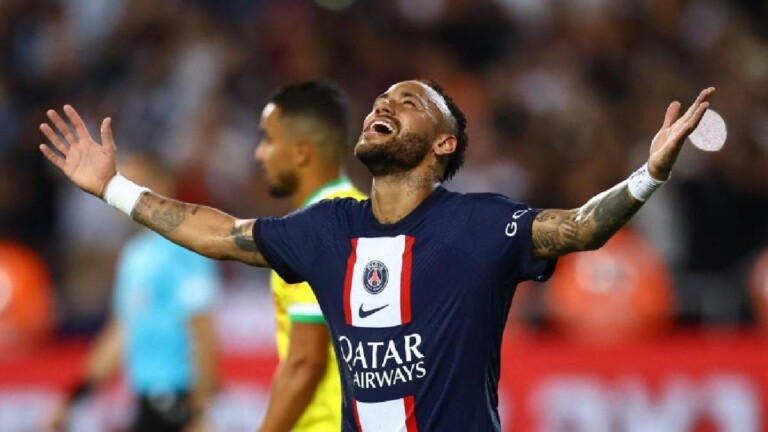 Neymar, double buteur contre Nantes lors du TrophÃ©e des Champions ce dimanche 31 juillet 2022