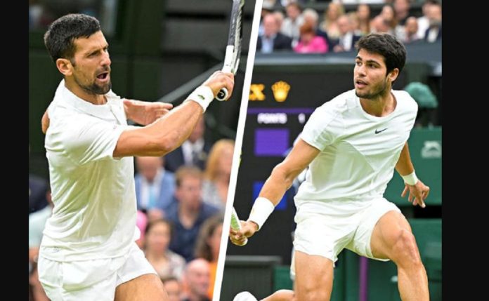 Novak Djokovic et Carlos Alcaraz