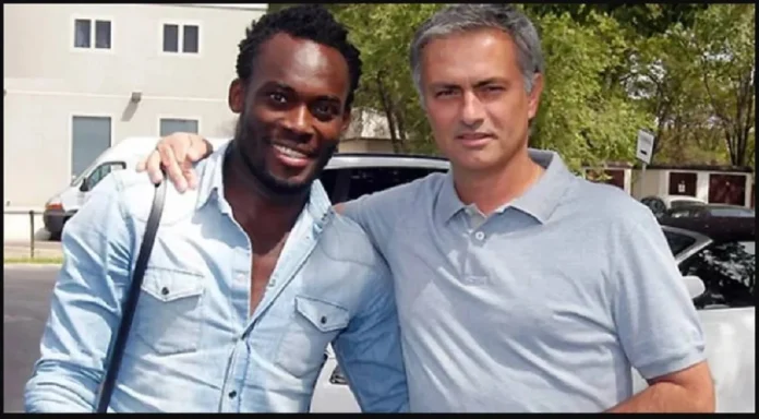 Michael Essien et JosÃ© Mourinho