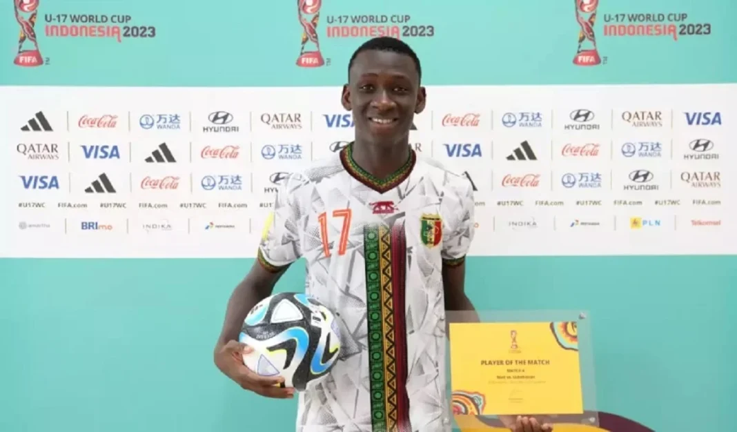 Mamadou Doumbia, attaquant du Mali (U17)