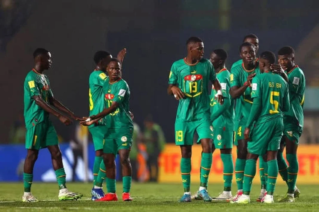 Les U17 du SÃ©nÃ©gal cÃ©lÃ¨brent leur but