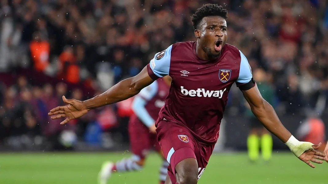 Le milieu de terrain ghanÃ©en de West Ham, Mohammed Kudus