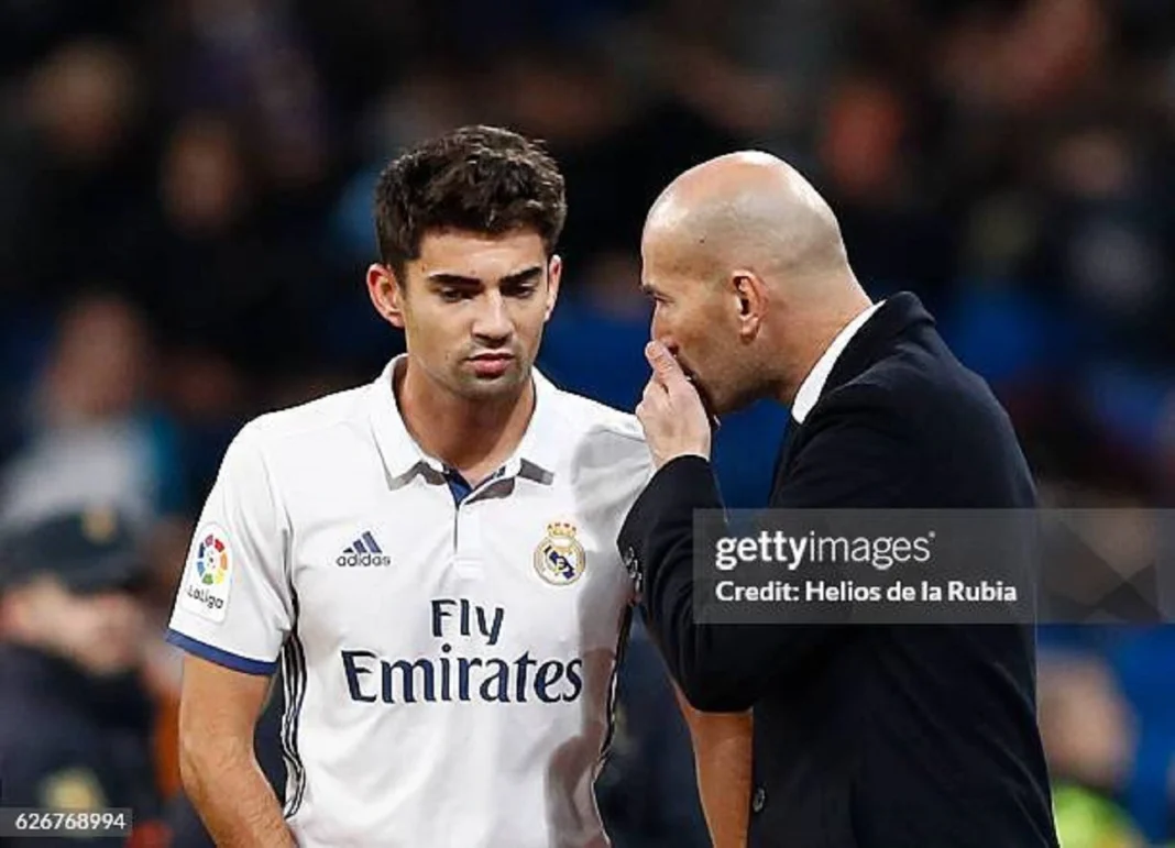 Zinedine Zidane et son fils Enzo