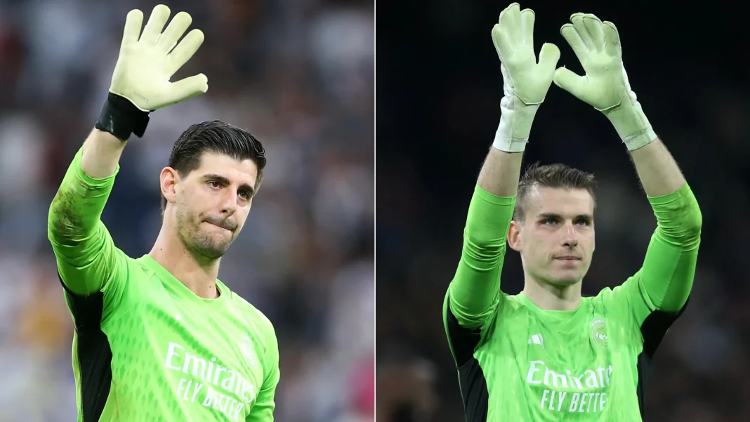 Thibaut Courtois et Andriy Lunin